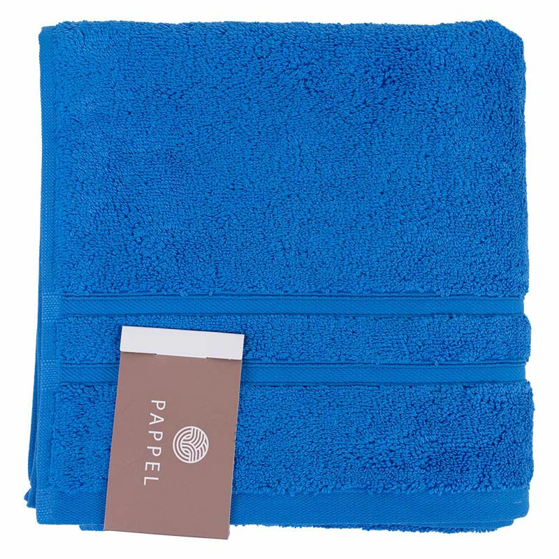 2 Полотенце махровое Pappel Cirrus/S 50x100см, цвет темно-синий фото 2
