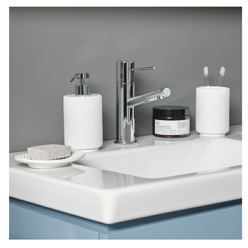 4 Дозатор для жидкого мыла Spirella Mero, белый фото 4