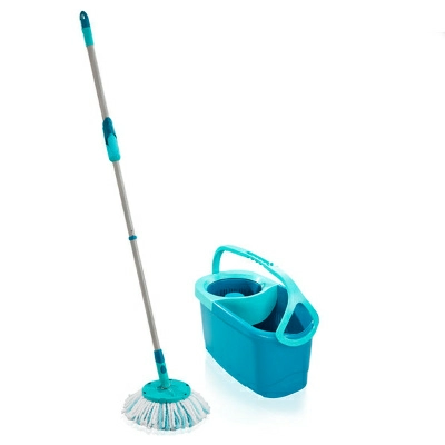 Полноразмерное изображение Набор для уборки Leifheit Clean Twist швабра и ведро с отжимом