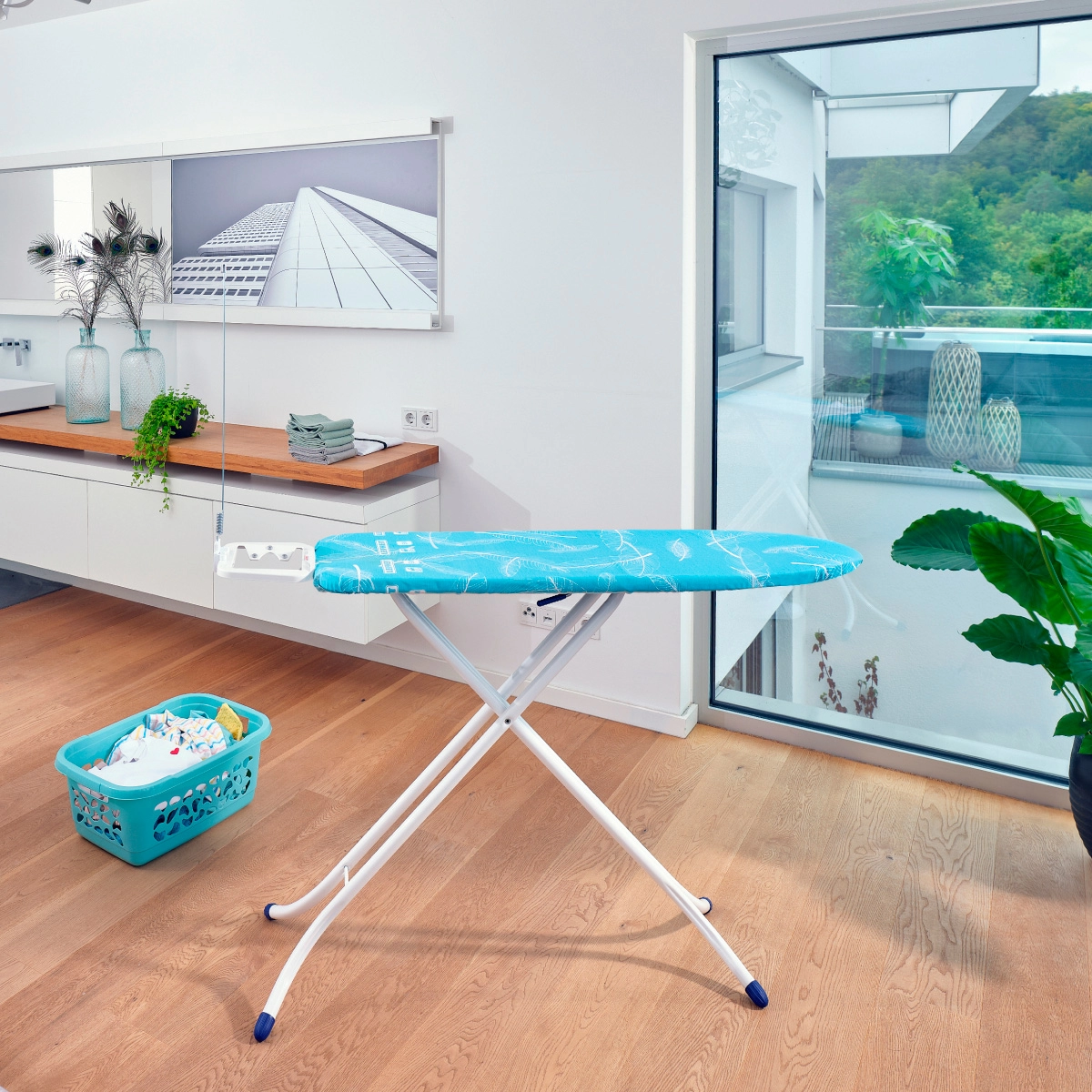 4 Гладильная доска Leifheit AirBoard Compact M, без электроподключения фото 4