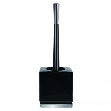 Полноразмерное изображение Ерш для унитаза Spirella Rоma, черный с серебром фото 1