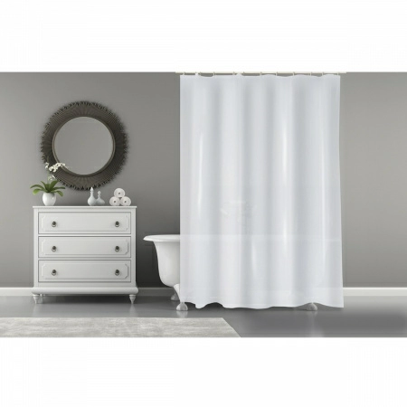 Штора для ванной комнаты Spirella Bio white фото 3