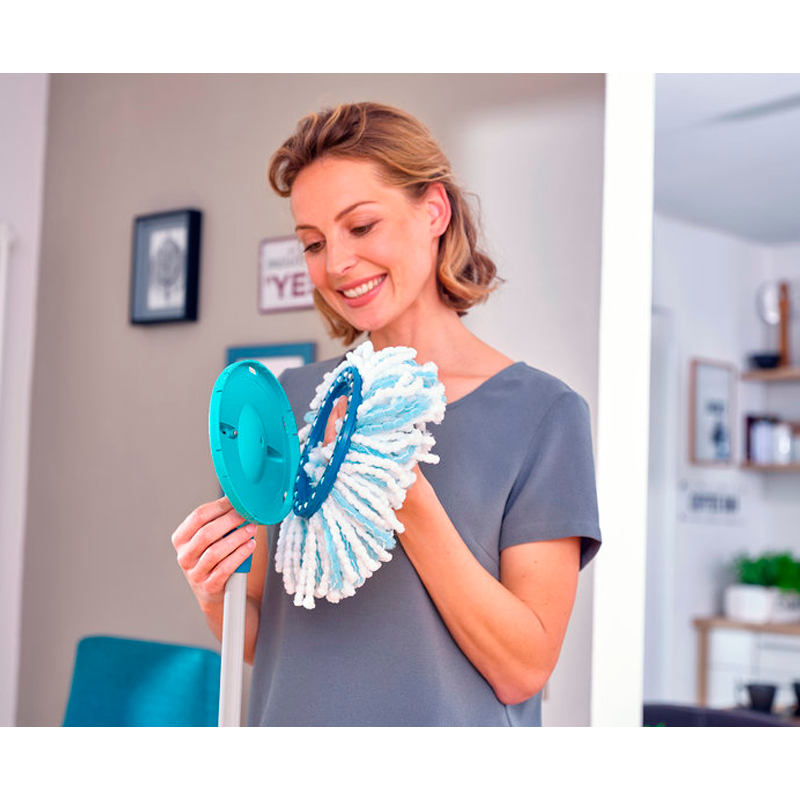 Набор для уборки Leifheit Clean Twist швабра и ведро с отжимом фото 4