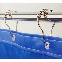 Кольца для штор Spirella Anello, 12шт, цвет хром фото 2