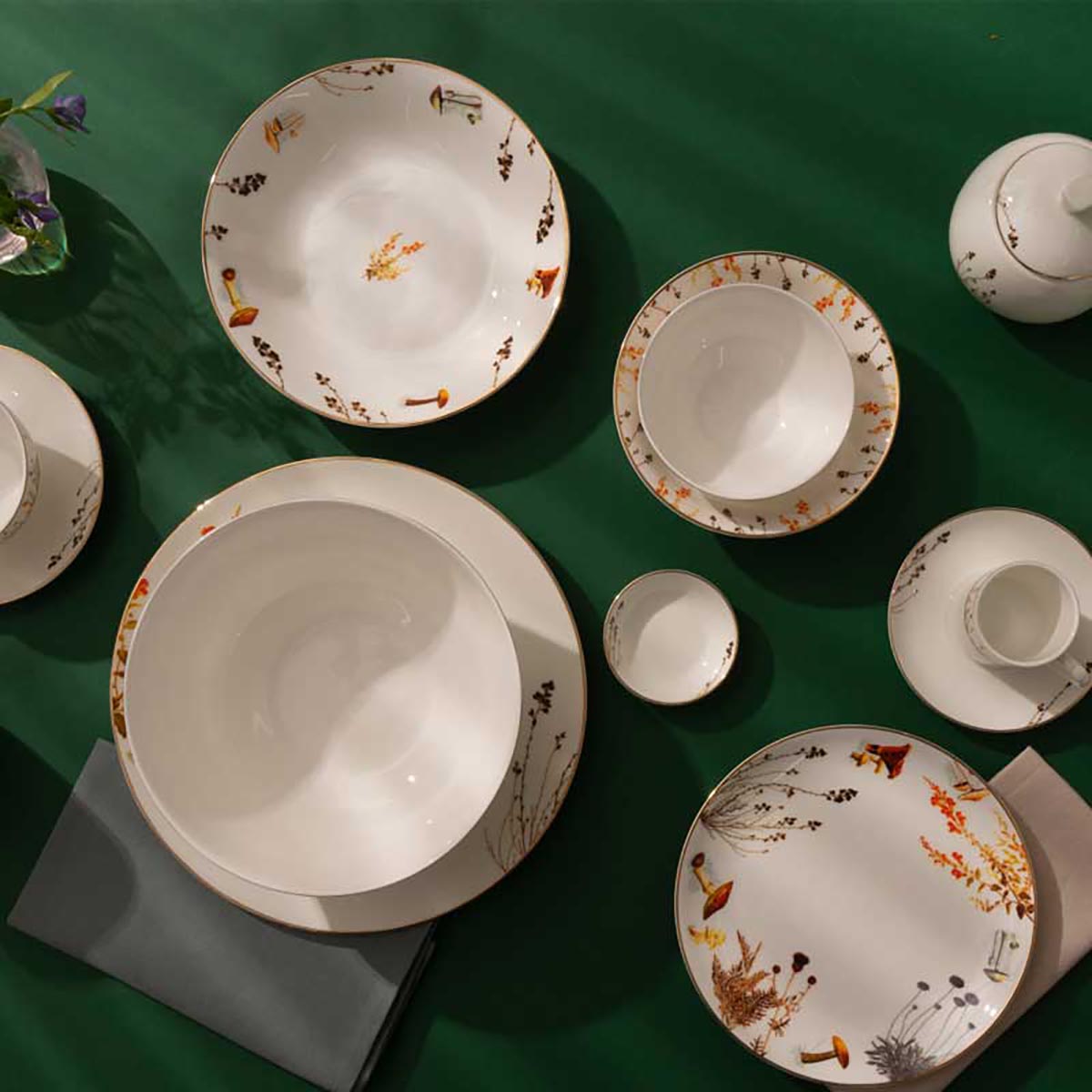 Тарелка десертная Zapel Mushroom 21см фото 4