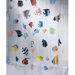 Штора для ванной комнаты Spirella Fish фото 2