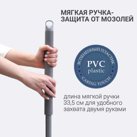 Швабра для мытья полов с отжимом Hausmann Care Clean version 2.0 фото 13