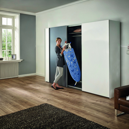 Гладильная доска с электроподключением Leifheit Airboard Compact Plus M 120х38см фото 7
