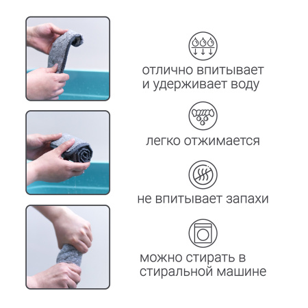 Швабра для мытья полов с отжимом Hausmann Care Clean version 2.0 фото 18